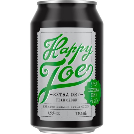 HAPPY JOE English Style Pear Extra Dry Cider 4.5% (24x0.33l)