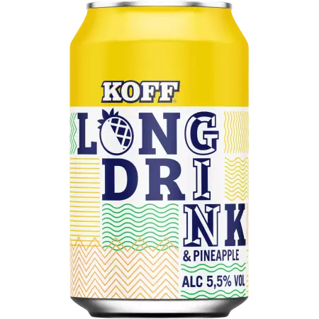 KOFF Pineapple Long Drink 5.5% (24x0.33l)