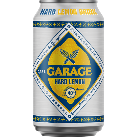 GARAGE Hard Lemon Long Drink 4.0% (24 x 0.33l)