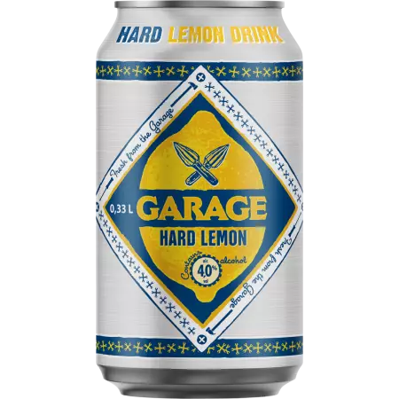 GARAGE Hard Lemon Long Drink 4.0% (24 x 0.33l)