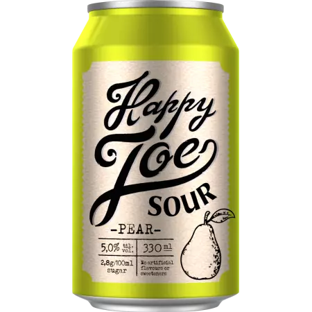 HAPPY JOE Sour Pear Cider 5.0% (24x0.33l)