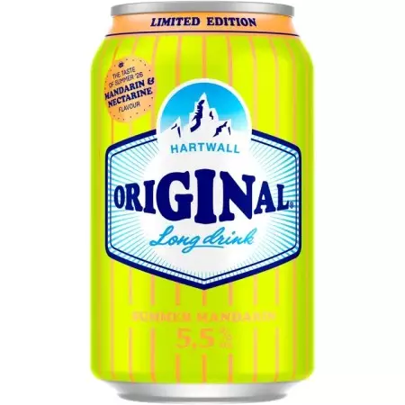 HARTWALL Original LIMITED Summer Mandarin Gin Long Drink 5.5% (24x0.33l)