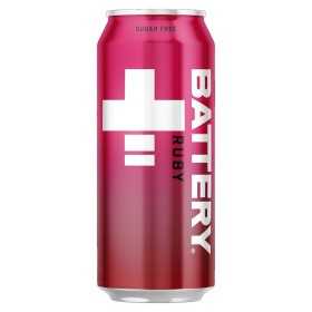 BATTERY Sugar Free Pomegranate Raspberry 24x0.5l