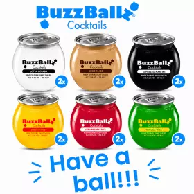 BUZZBALLZ Party Mix Cocktails 13.5% Vol. (12x0.2l)