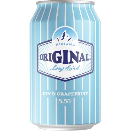 HARTWALL Original Gin Long Drink 5.5% (24x0.33l) | Long Drink Club | HARTWALL