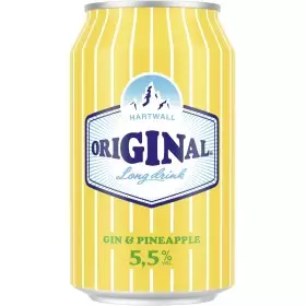 HARTWALL Original Gin Long Drink Ananas 5.5% (24x0.33l)