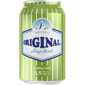 HARTWALL Original Long Drink Vodka Lime 5.5% (24x0.33l) | Long Drink Club | HARTWALL