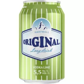 HARTWALL Original Long Drink Vodka Lime 5.5% (24x0.33l)