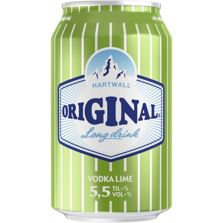 HARTWALL Original Long Drink Vodka Lime 5.5% (24x0.33l) | Long Drink Club | HARTWALL