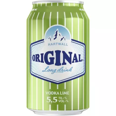 HARTWALL Original Long Drink Vodka Lime 5.5% (24x0.33l)