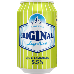 HARTWALL Original Long Drink Lemonade 5.5% (24x0.33l) | Long Drink Club | HARTWALL