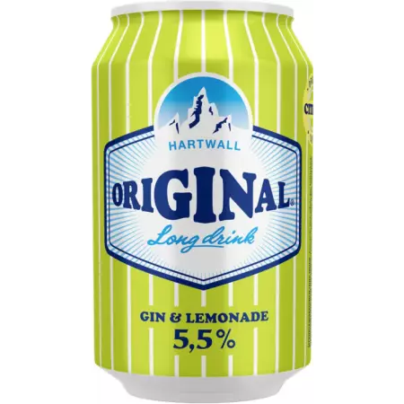 HARTWALL Original Long Drink Lemonade 5.5% (24x0.33l)