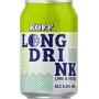 KOFF Lime & Vodka Long Drink 5.5% (24x0.33l)