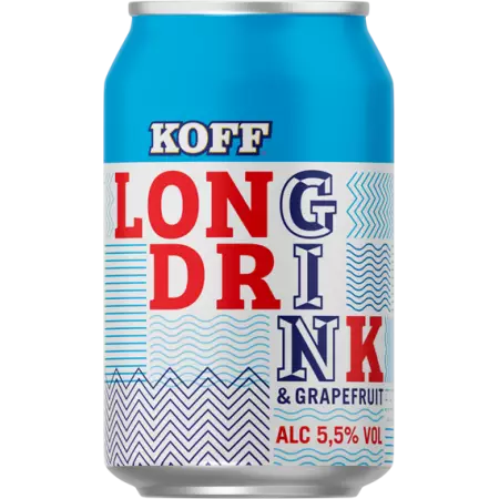 KOFF Grapefruit Long Drink 5.5% (24x0.33l)