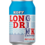 KOFF Grapefruit Long Drink 5.5% (24x0.33l) | Long Drink Club | KOFF
