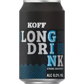 KOFF Strong Grapefruit Long Drink 8% (24x0.33l)