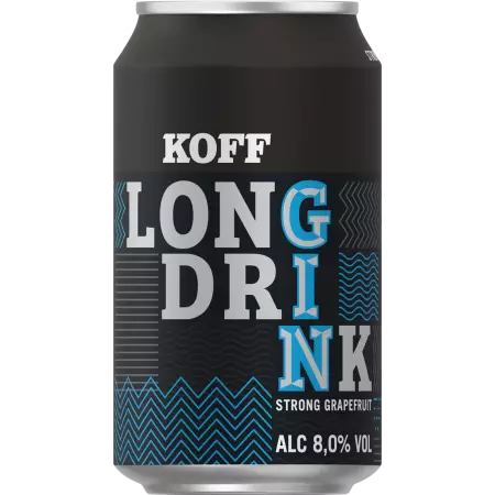 KOFF Strong Grapefruit Long Drink 8% (24x0.33l)