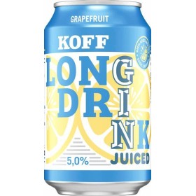 KOFF Juiced Grapefruit Long Drink 5% (24x0.33l) | Long Drink Club | KOFF