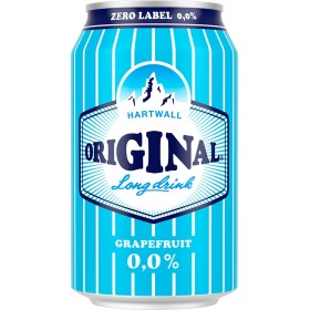 HARTWALL Original Long Drink Zero 0.0% (24x0.33l) | Long Drink Club | HARTWALL