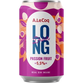 A. LE COQ Gin Long Drink Passion Fruit 5.5% (24x0.33l) | Long Drink Club | A. LE COQ