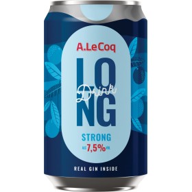 A. LE COQ Gin Long Drink Strong 7.5% (24x0.33l) | Long Drink Club | A. LE COQ
