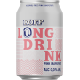 KOFF Pink Grapefruit Long Drink 0.0% (24x0.33l) | Long Drink Club | KOFF