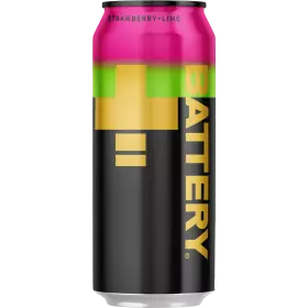 BATTERY Strawberry Lime 24x0,5l – Fruchtiger Energy Drink mit Koffein