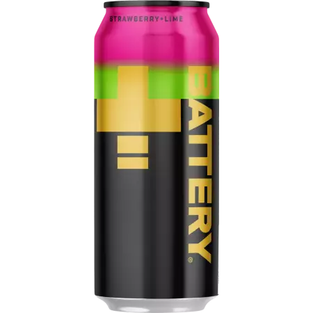 BATTERY Strawberry Lime 24x0,5l – Fruchtiger Energy Drink mit Koffein