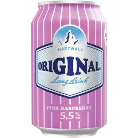 HARTWALL Original Pink Raspberry Long Drink 5.5% (24x0.33l)