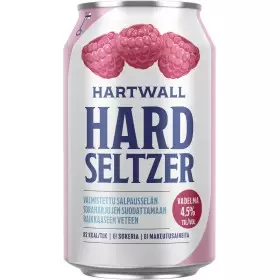 HARTWALL Hard Seltzer Raspberry 4.5% (24x0.33l)