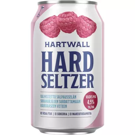 HARTWALL Hard Seltzer Raspberry 4.5% (24x0.33l)