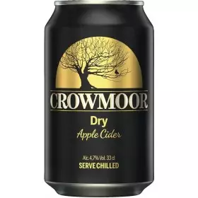 CROWMOOR Apple Dry Cider 4.7% (24x0.33l)
