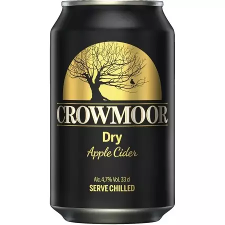 CROWMOOR Apple Dry Cider 4.7% (24x0.33l)