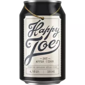 HAPPY JOE English Style Apple Dry Cider 4.7% (24x0.33l)