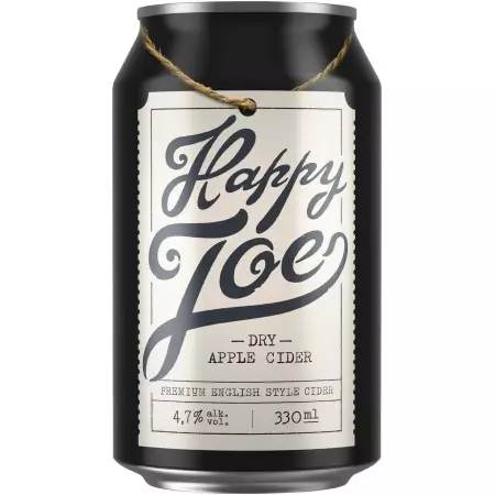 HAPPY JOE English Style Apple Dry Cider 4.7% (24x0.33l)