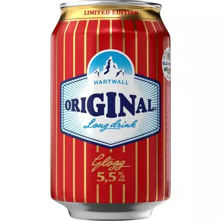 HARTWALL LIMITED EDITION Original Gin Long Drink Glögg 5.5% (24x0.33l)