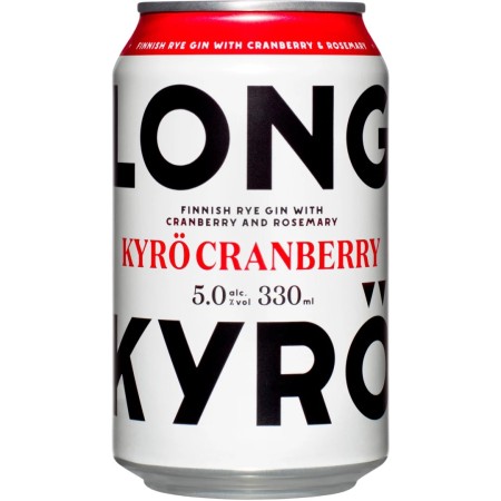 KYRÖ Cranberry Gin Long Drink 5.0% (24x0.33l)